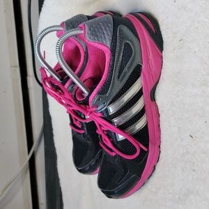 Adidas  woman size 10 pink and black shoes